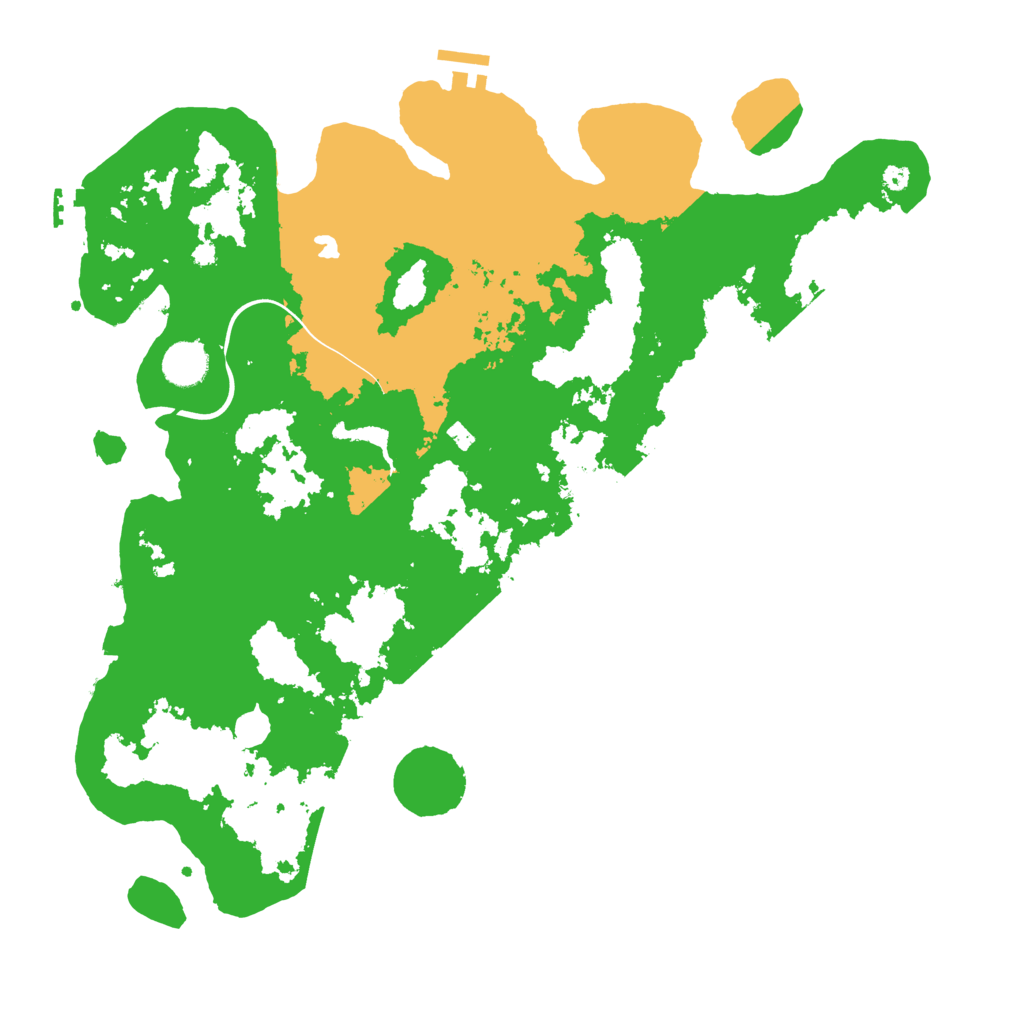 Biome Rust Map: Procedural Map, Size: 4000, Seed: 645321