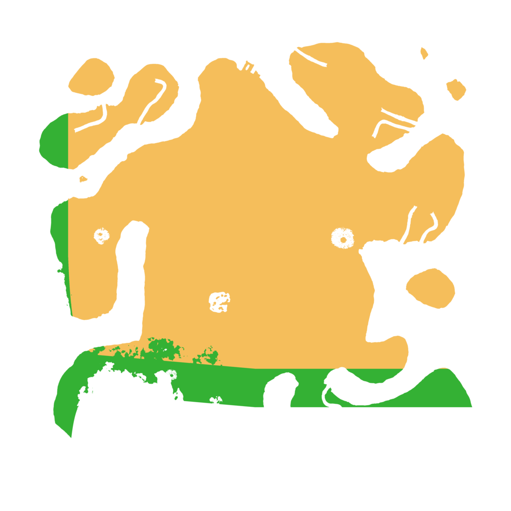 Biome Rust Map: Procedural Map, Size: 3500, Seed: 138808181