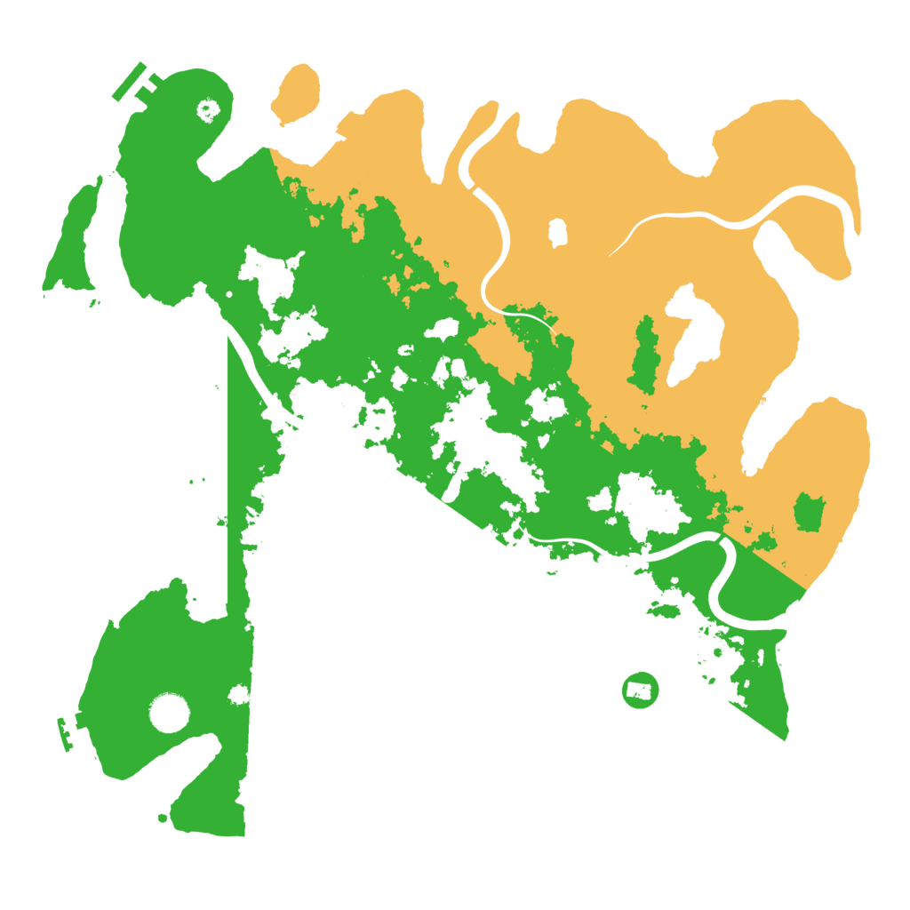 Biome Rust Map: Procedural Map, Size: 4050, Seed: 864992070