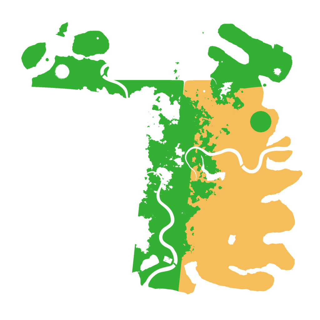 Biome Rust Map: Procedural Map, Size: 4000, Seed: 147926