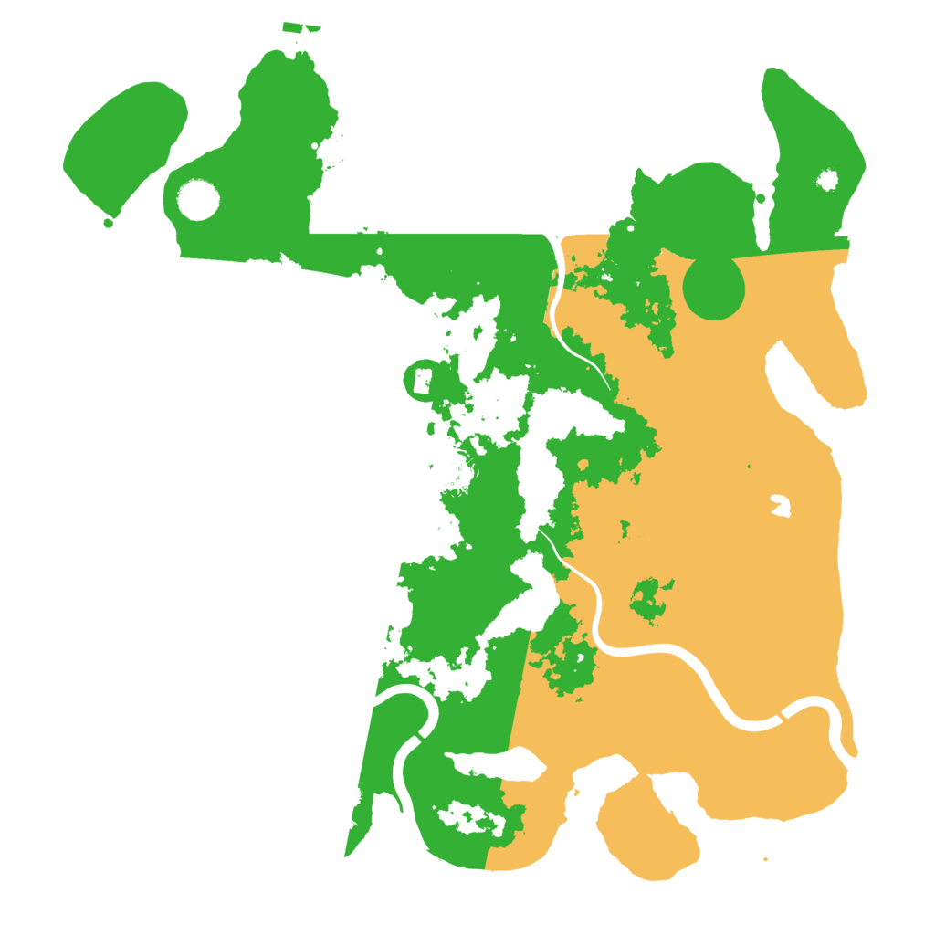 Biome Rust Map: Procedural Map, Size: 4000, Seed: 4640050