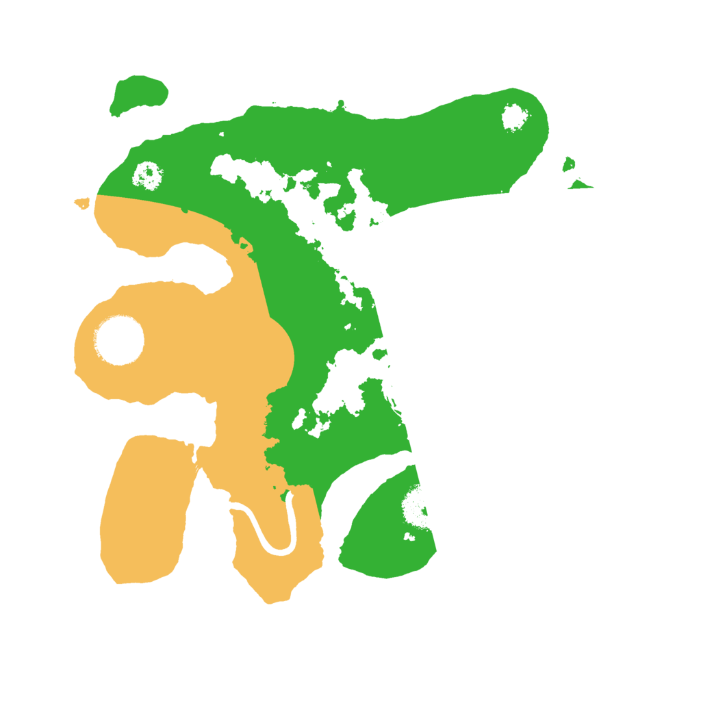 Biome Rust Map: Procedural Map, Size: 2500, Seed: 1620677053