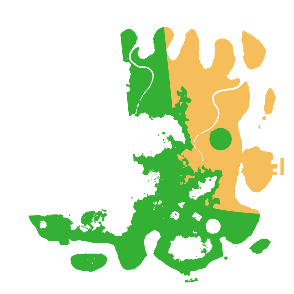 Biome Rust Map: Procedural Map, Size: 3500, Seed: 234