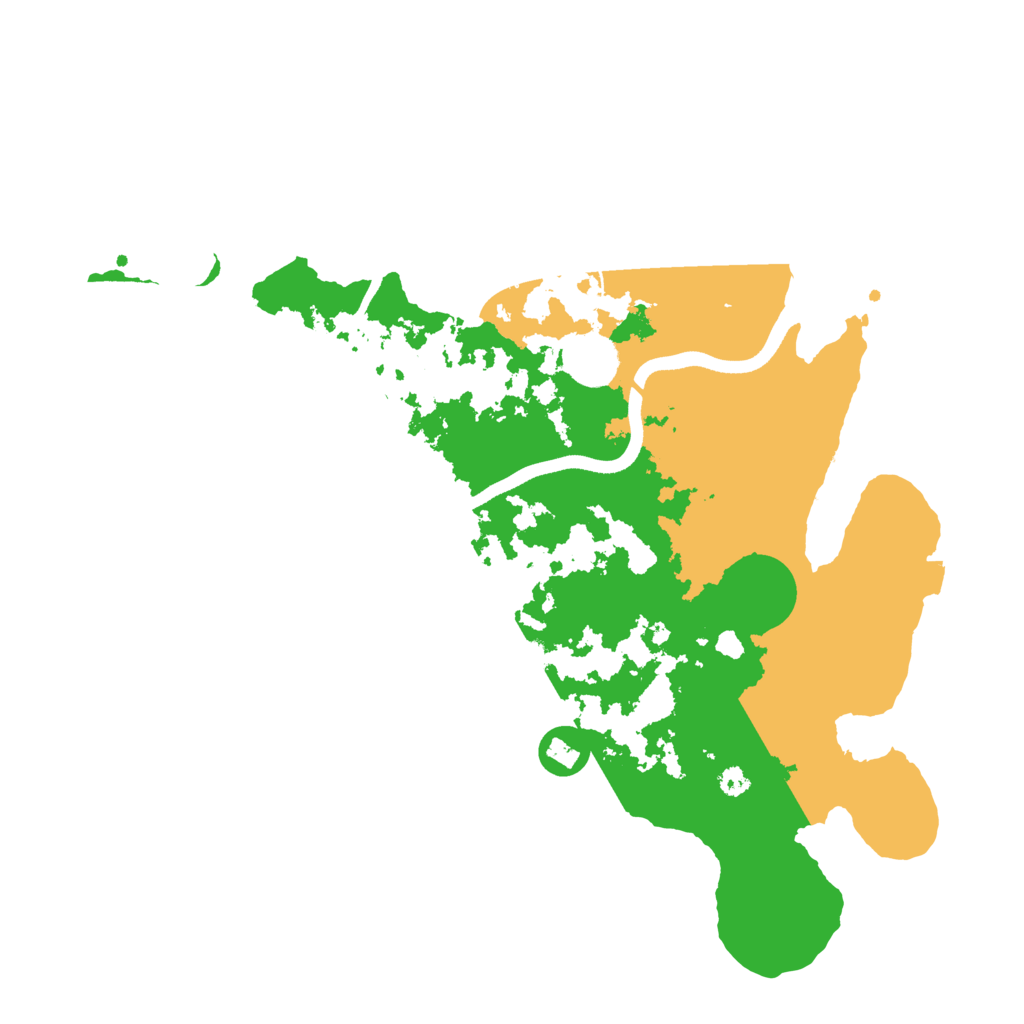 Biome Rust Map: Procedural Map, Size: 3550, Seed: 309559