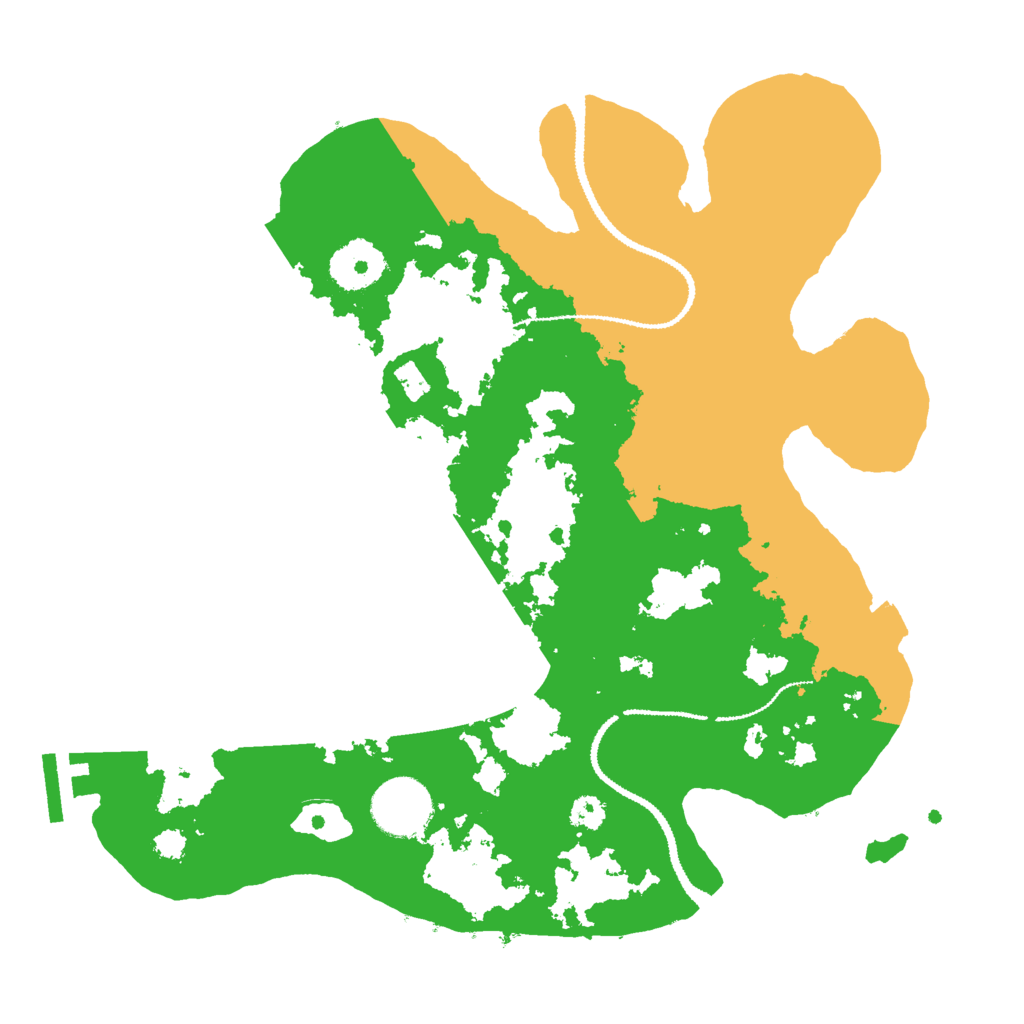Biome Rust Map: Procedural Map, Size: 3000, Seed: 21337