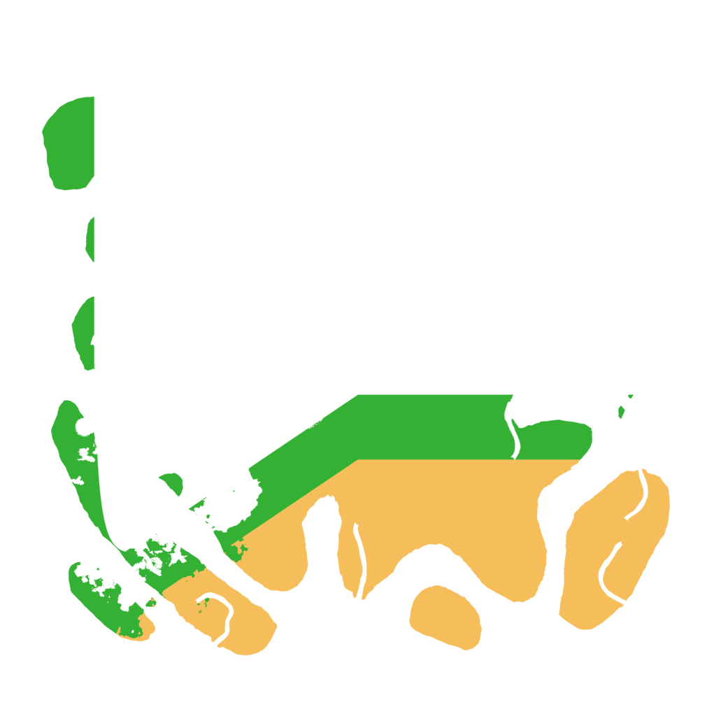 Biome Rust Map: Procedural Map, Size: 3500, Seed: 5928145