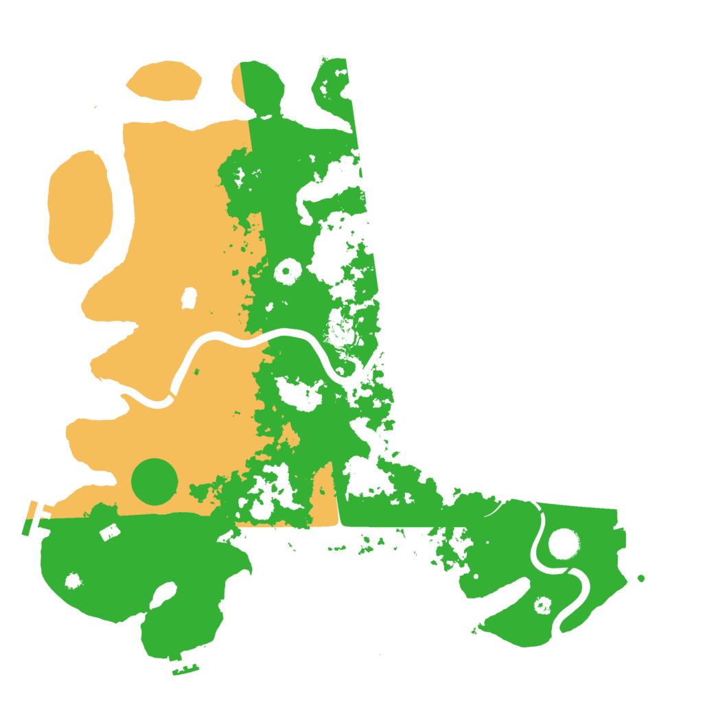 Biome Rust Map: Procedural Map, Size: 4000, Seed: 1341224187