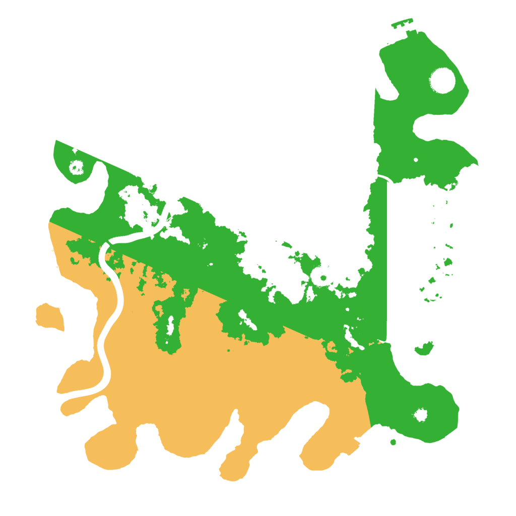 Biome Rust Map: Procedural Map, Size: 3550, Seed: 913040