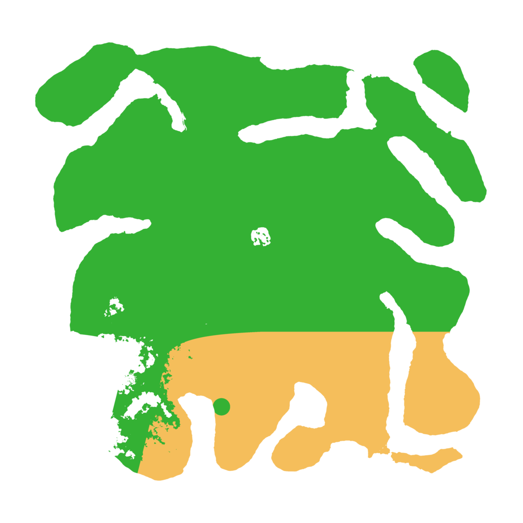 Biome Rust Map: Barren, Size: 4000, Seed: 1167000611