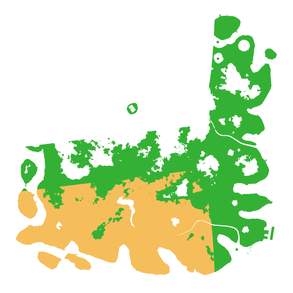 Biome Rust Map: Procedural Map, Size: 4500, Seed: 2975343