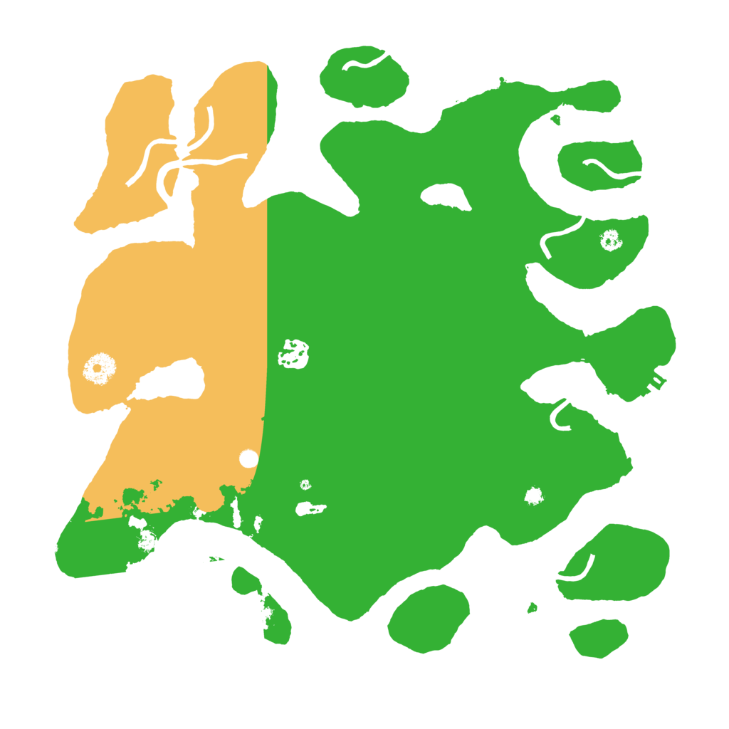 Biome Rust Map: Procedural Map, Size: 3500, Seed: 713666