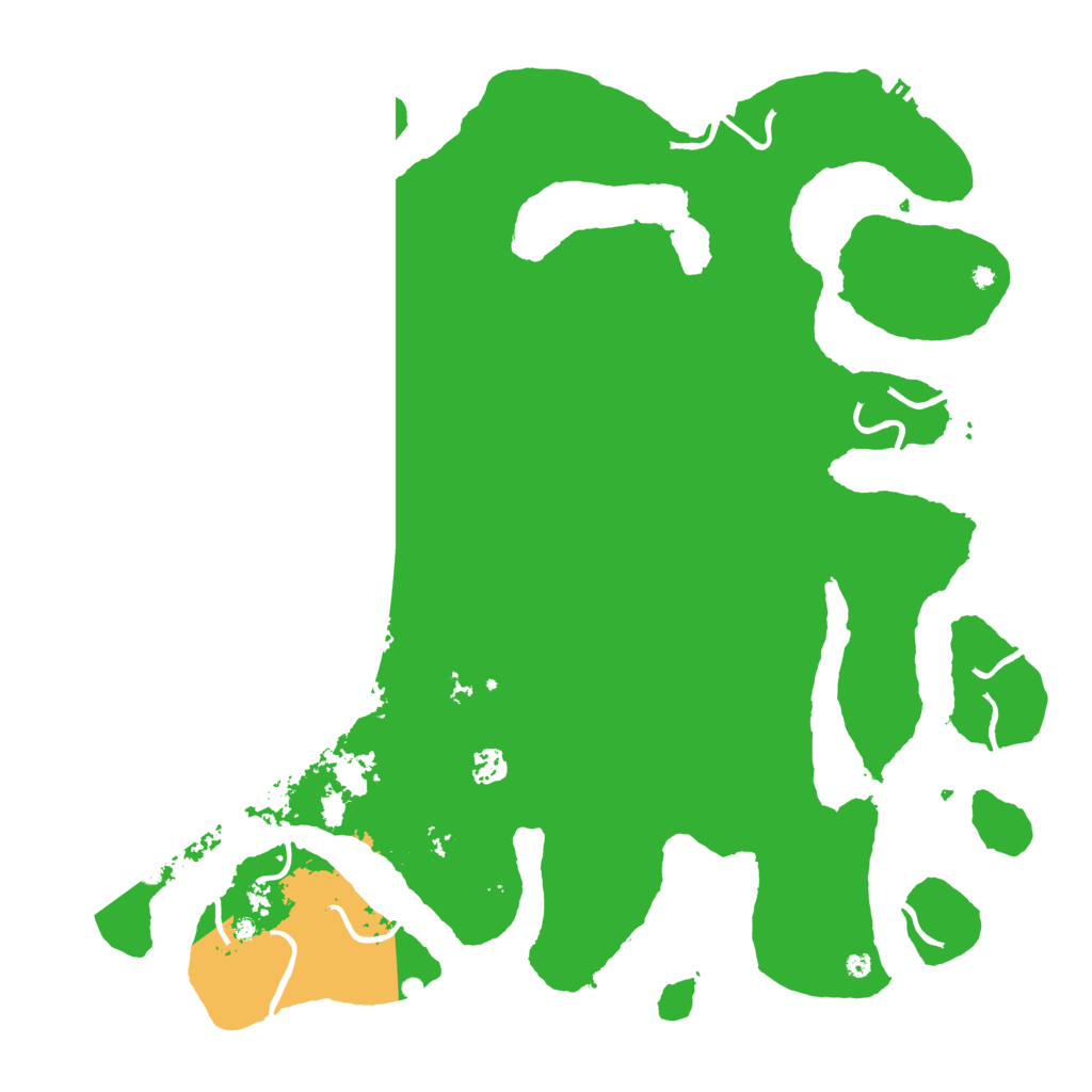 Biome Rust Map: Procedural Map, Size: 4500, Seed: 239663322