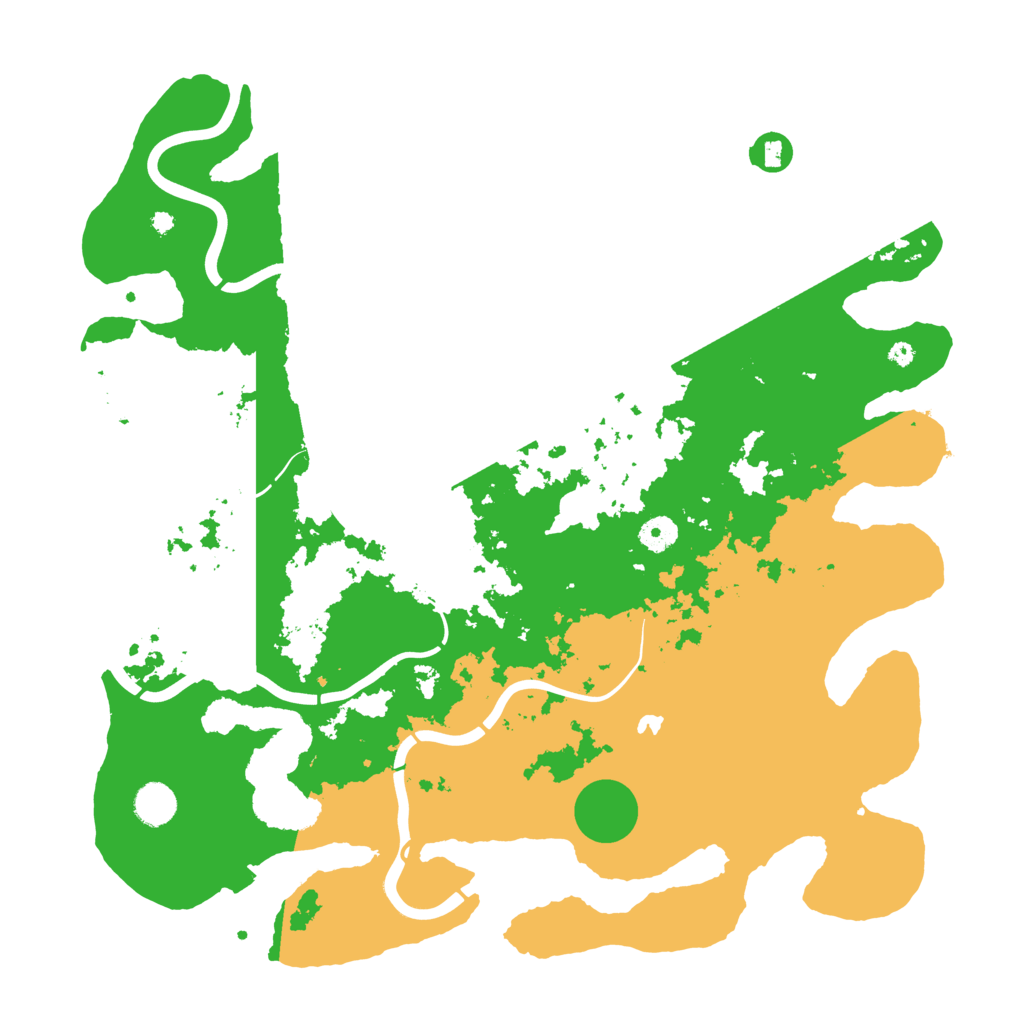 Biome Rust Map: Procedural Map, Size: 4250, Seed: 14051
