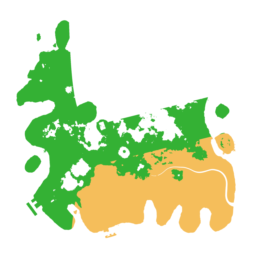 Biome Rust Map: Procedural Map, Size: 3500, Seed: 3174748