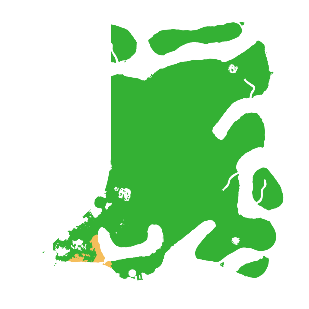 Biome Rust Map: Procedural Map, Size: 3550, Seed: 149471