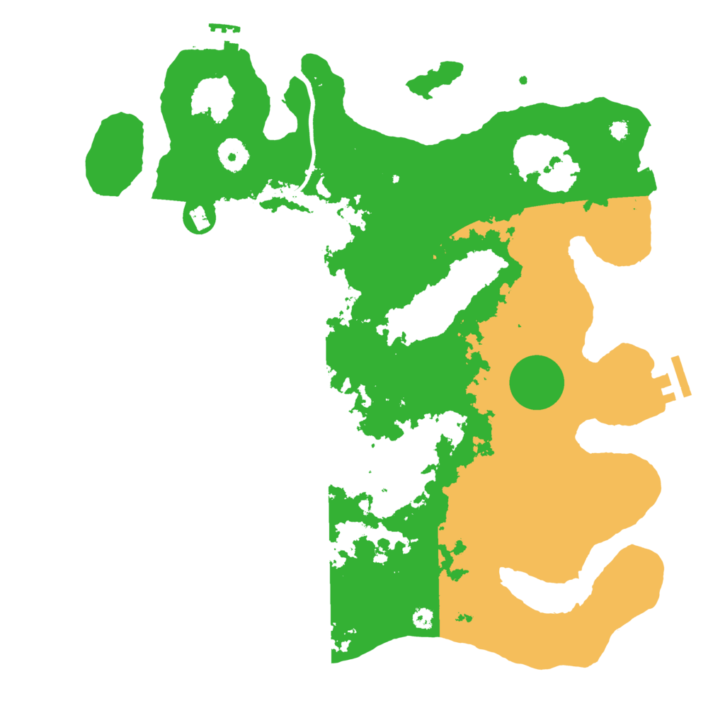 Biome Rust Map: Procedural Map, Size: 3500, Seed: 20221107