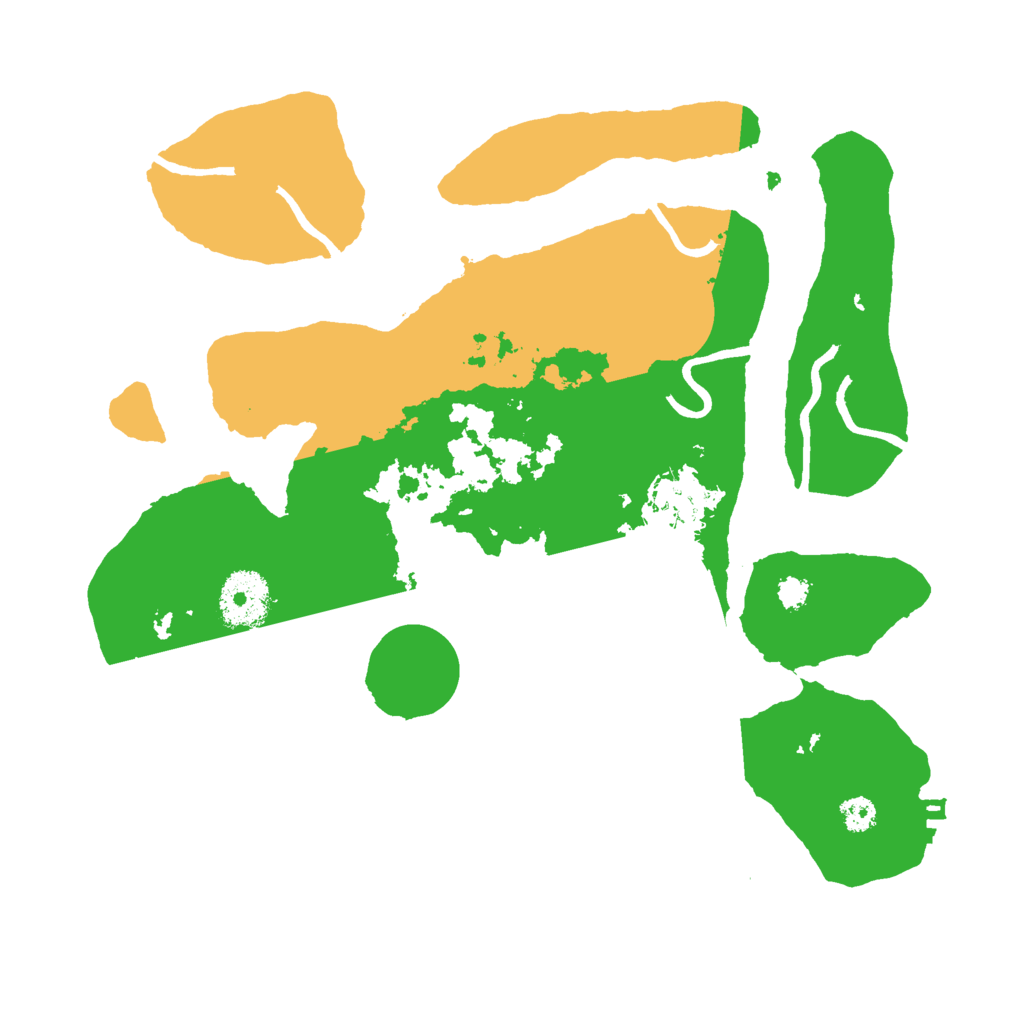 Biome Rust Map: Procedural Map, Size: 3000, Seed: 54422