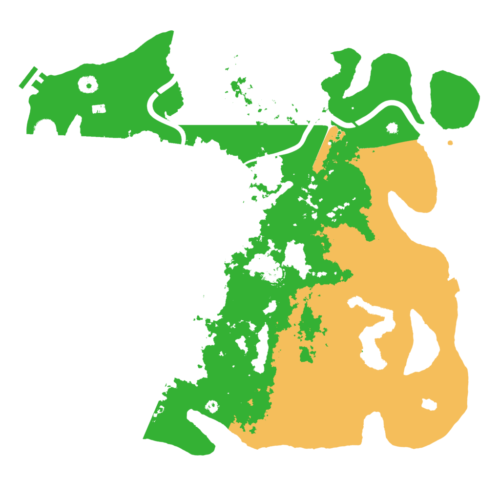 Biome Rust Map: Procedural Map, Size: 4000, Seed: 128420