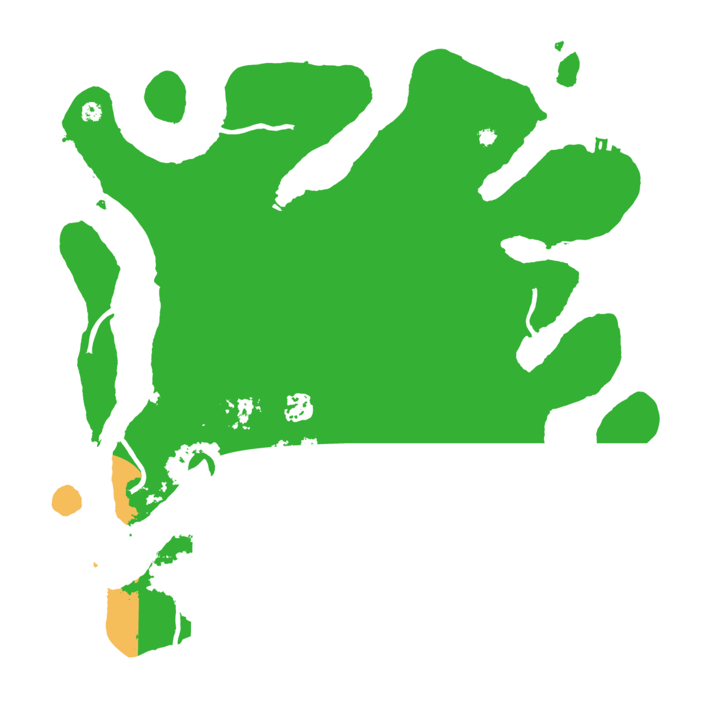 Biome Rust Map: Procedural Map, Size: 3550, Seed: 601905