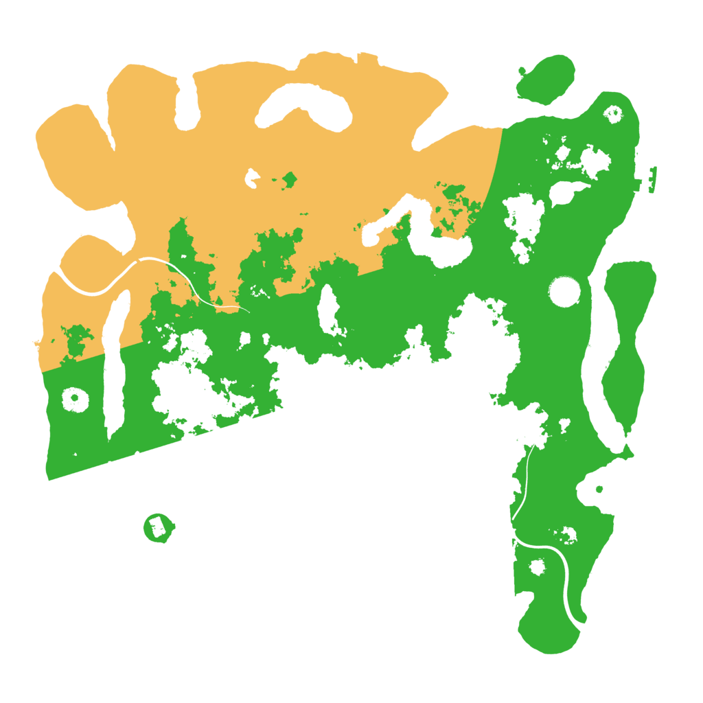 Biome Rust Map: Procedural Map, Size: 4000, Seed: 219125