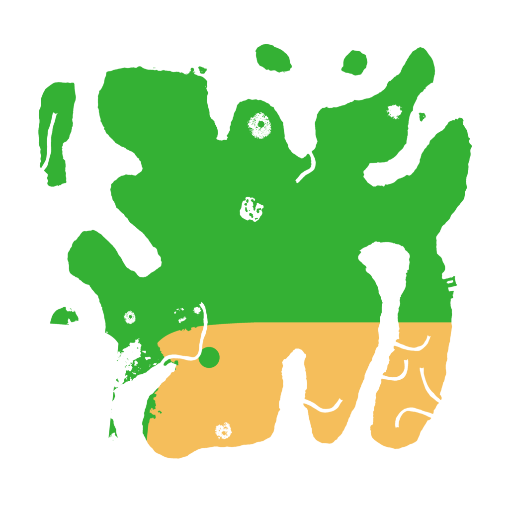 Biome Rust Map: Procedural Map, Size: 3200, Seed: 15238