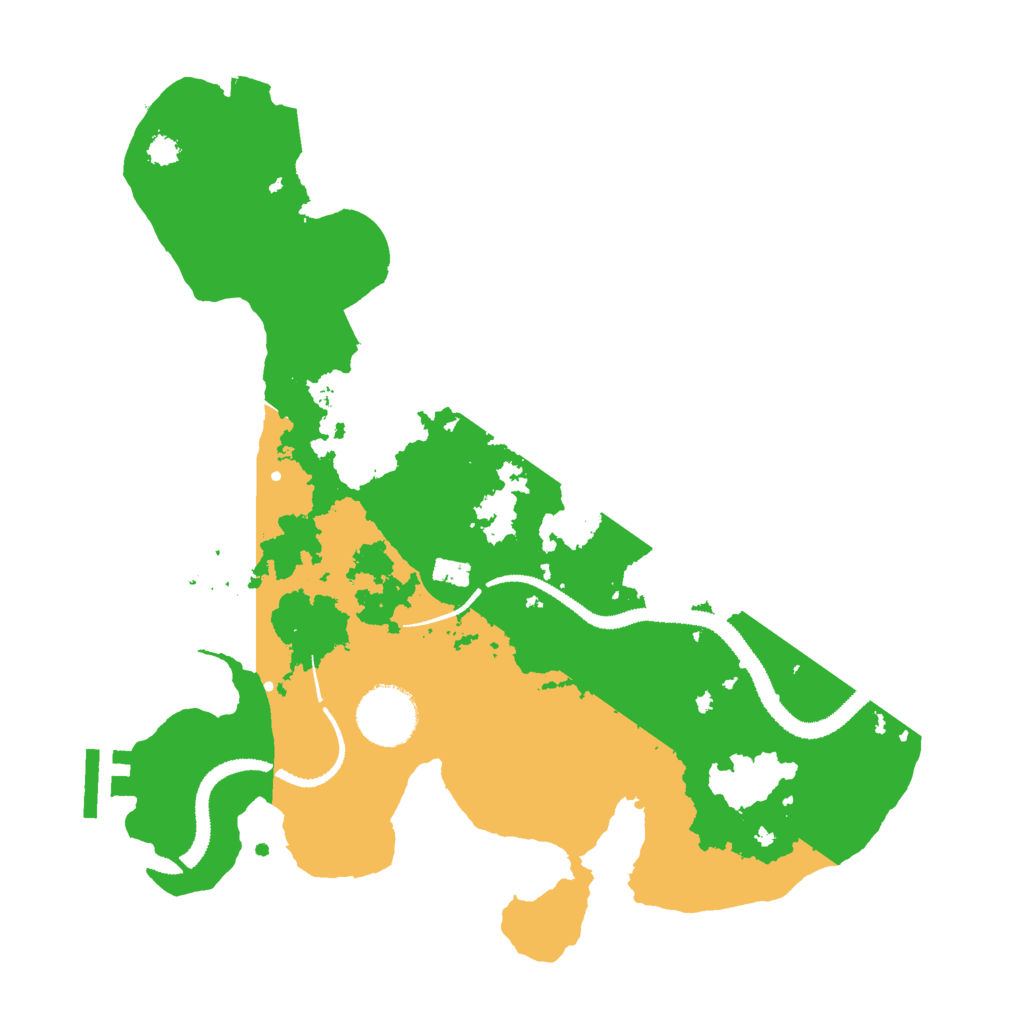 Biome Rust Map: Procedural Map, Size: 3000, Seed: 1394781452
