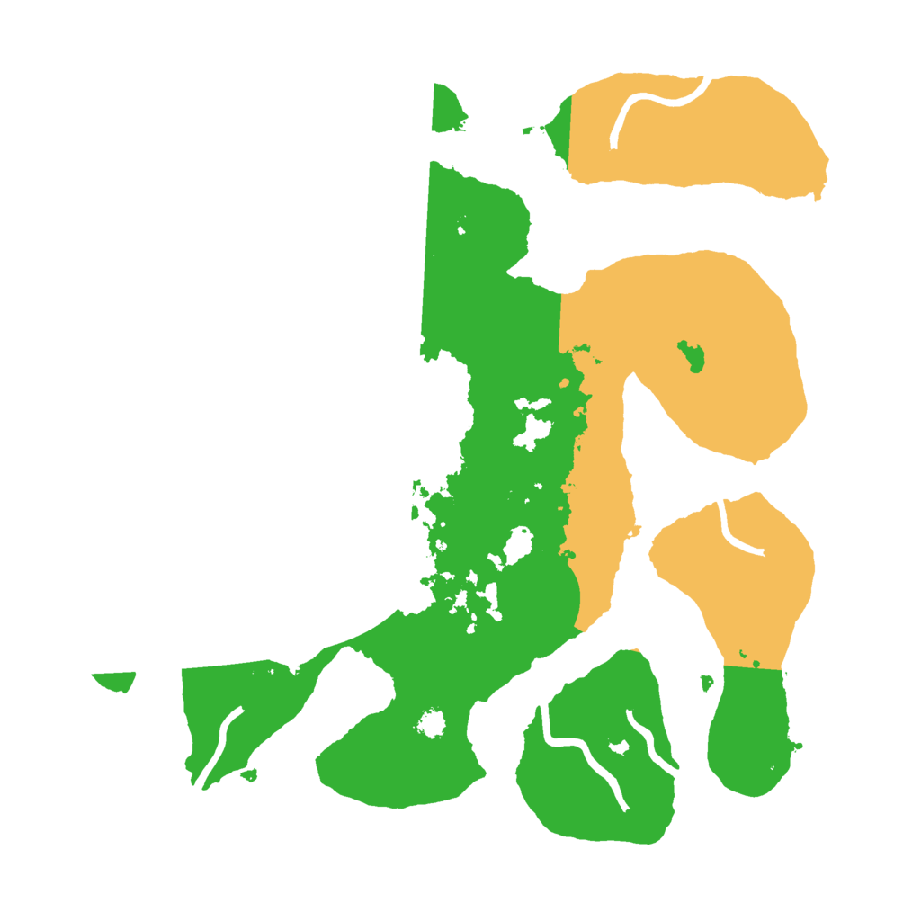 Biome Rust Map: Procedural Map, Size: 3000, Seed: 54435832