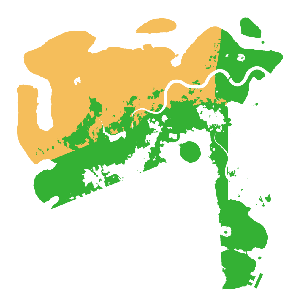 Biome Rust Map: Procedural Map, Size: 4000, Seed: 598264