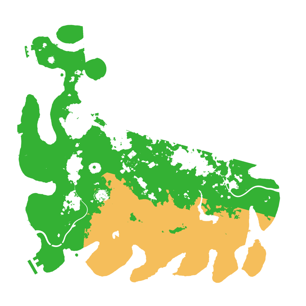 Biome Rust Map: Procedural Map, Size: 4000, Seed: 55190788