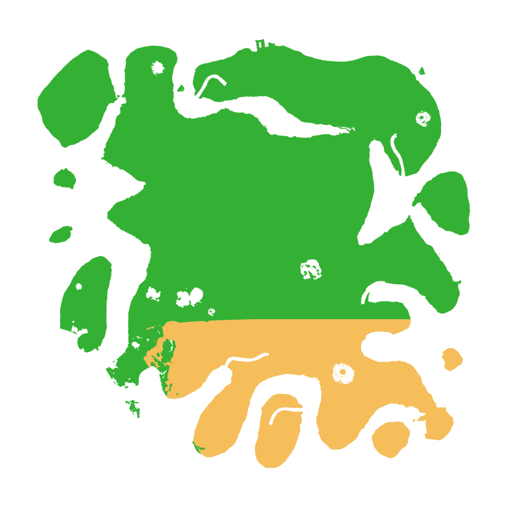 Biome Rust Map: Procedural Map, Size: 3550, Seed: 378756