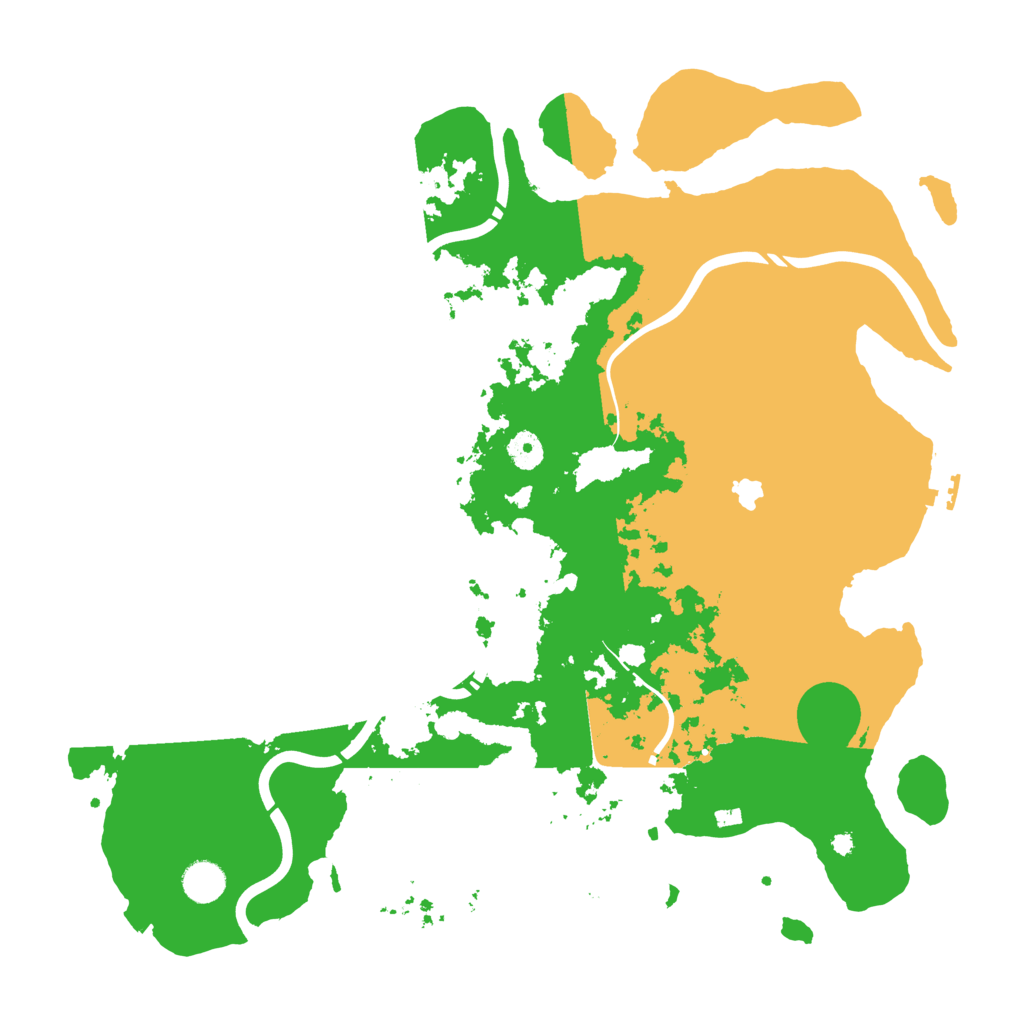 Biome Rust Map: Procedural Map, Size: 4250, Seed: 601094379