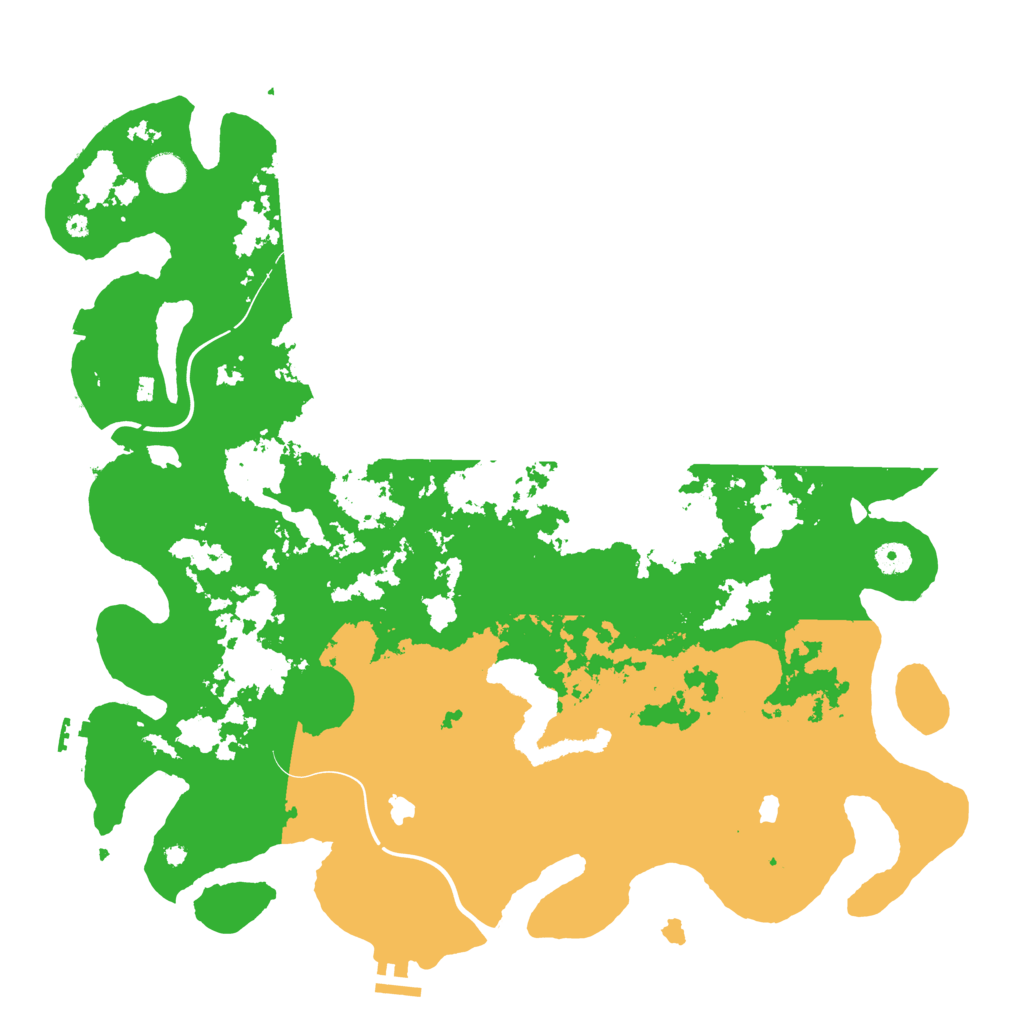 Biome Rust Map: Procedural Map, Size: 4500, Seed: 33839
