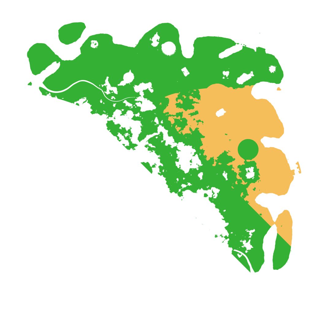 Biome Rust Map: Procedural Map, Size: 4000, Seed: 283020
