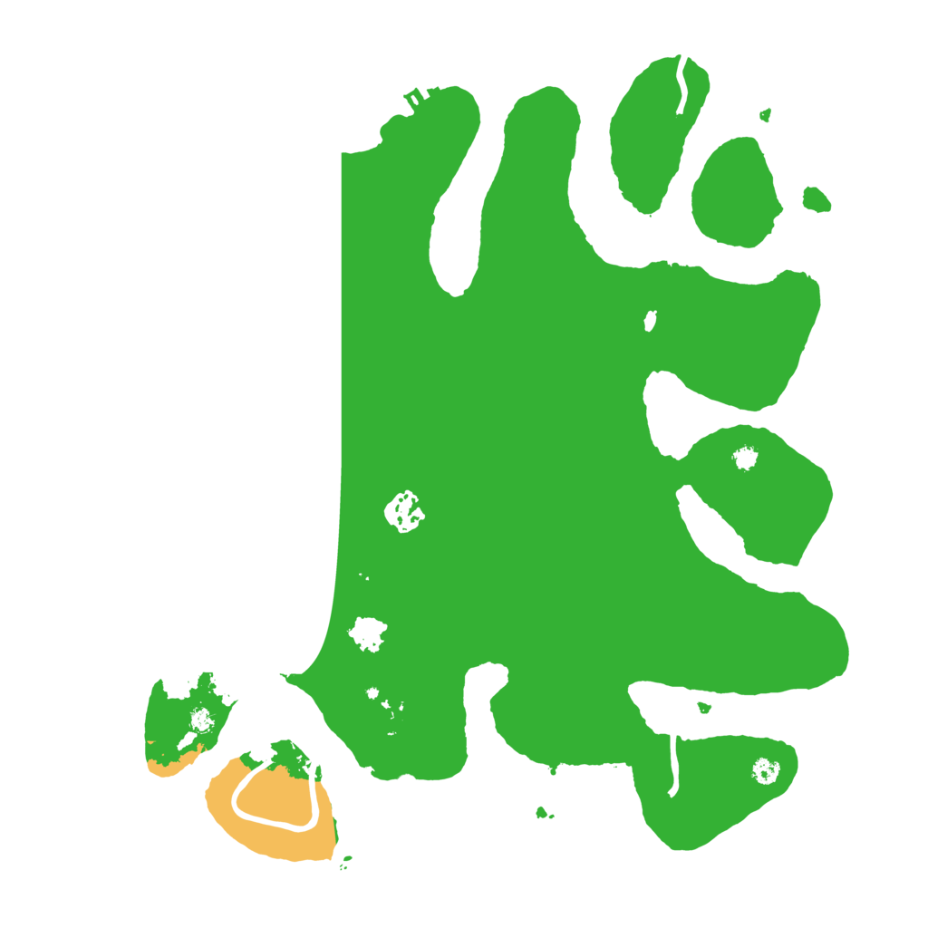 Biome Rust Map: Procedural Map, Size: 3550, Seed: 245454