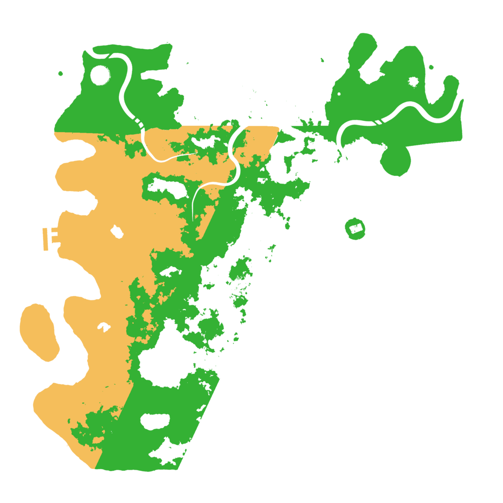 Biome Rust Map: Procedural Map, Size: 4500, Seed: 10212