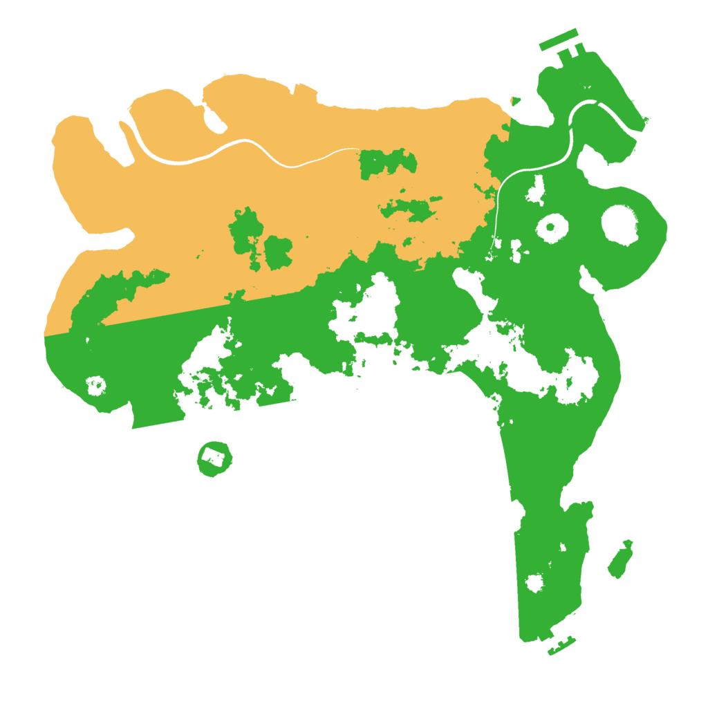 Biome Rust Map: Procedural Map, Size: 3550, Seed: 675778