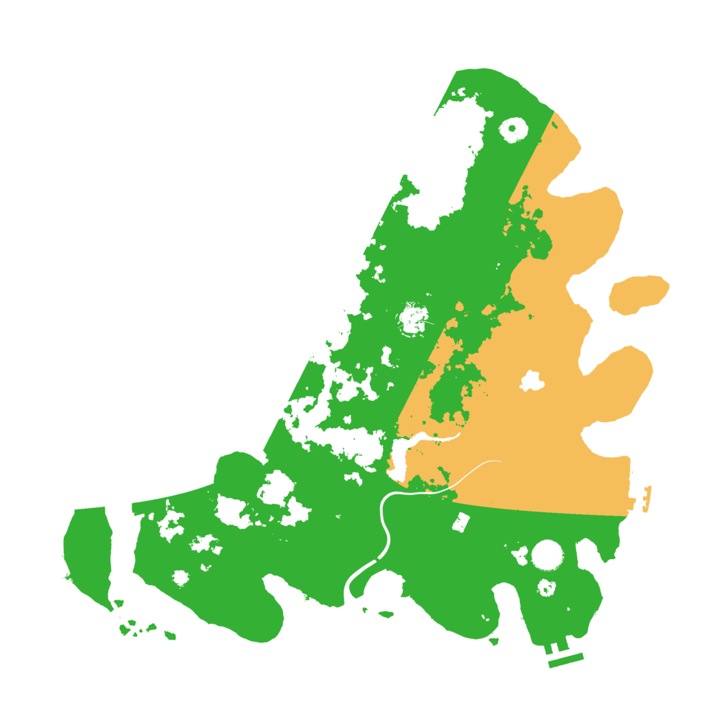 Biome Rust Map: Procedural Map, Size: 4000, Seed: 216103