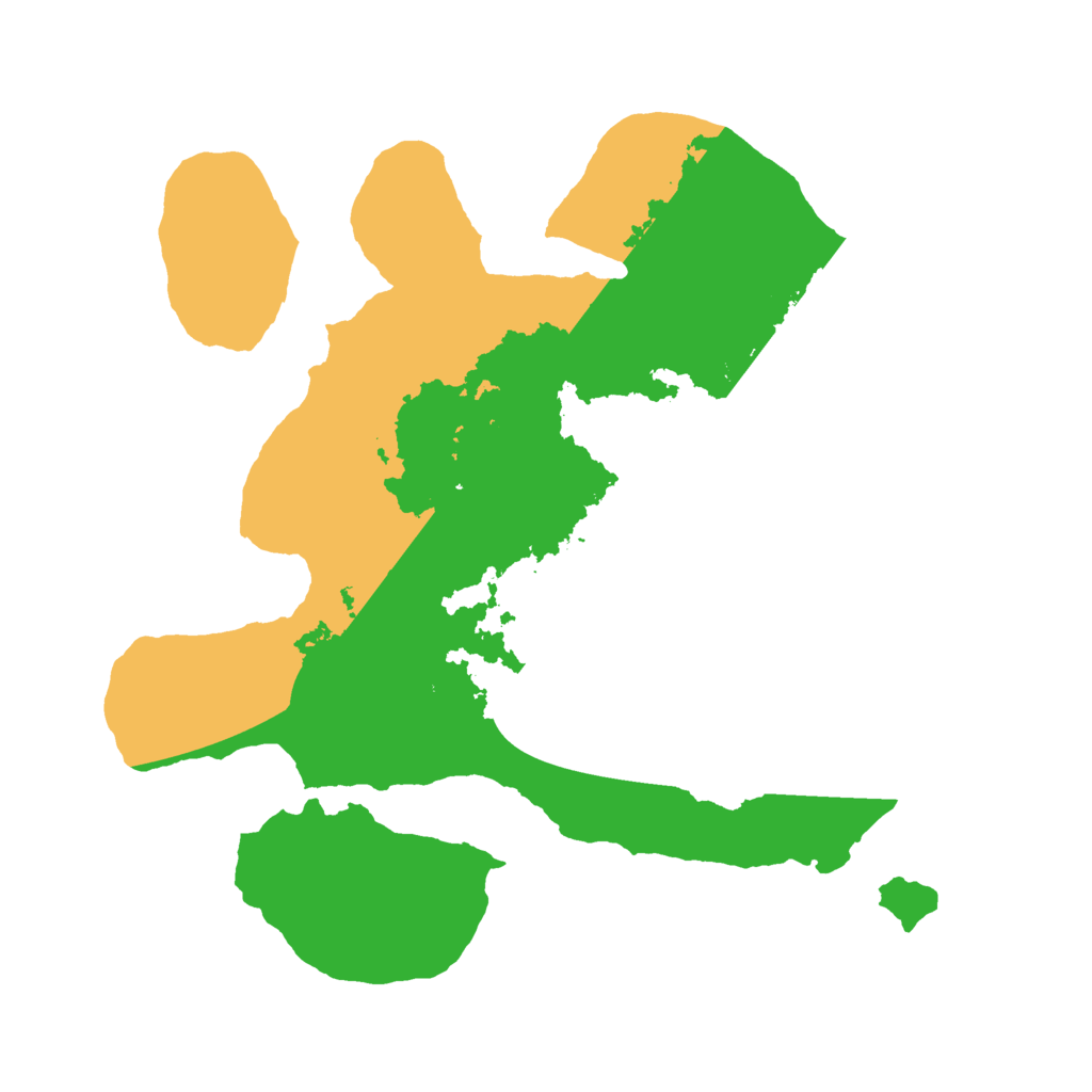 Biome Rust Map: Barren, Size: 2500, Seed: 23423