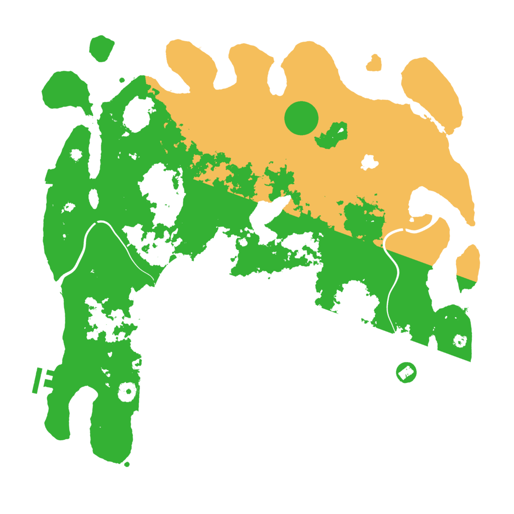 Biome Rust Map: Procedural Map, Size: 4000, Seed: 214770703