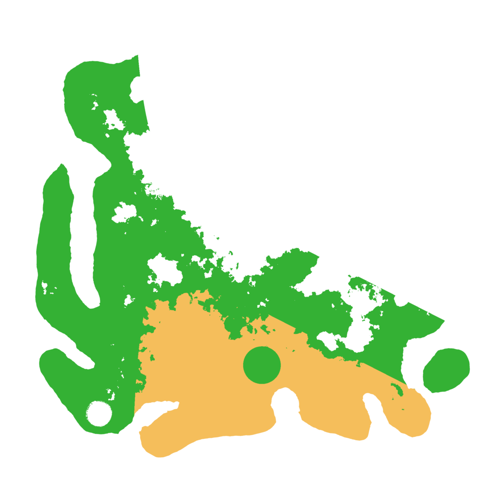 Biome Rust Map: Barren, Size: 3500, Seed: 2021141712