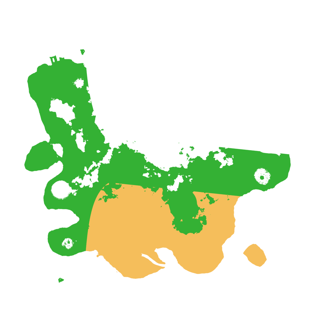 Biome Rust Map: Procedural Map, Size: 3000, Seed: 1616736670