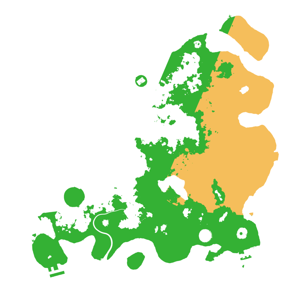 Biome Rust Map: Procedural Map, Size: 4000, Seed: 583257