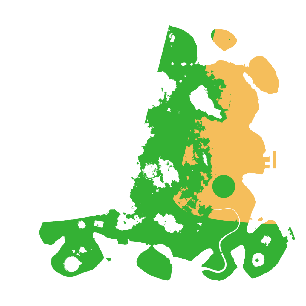 Biome Rust Map: Procedural Map, Size: 3550, Seed: 746460