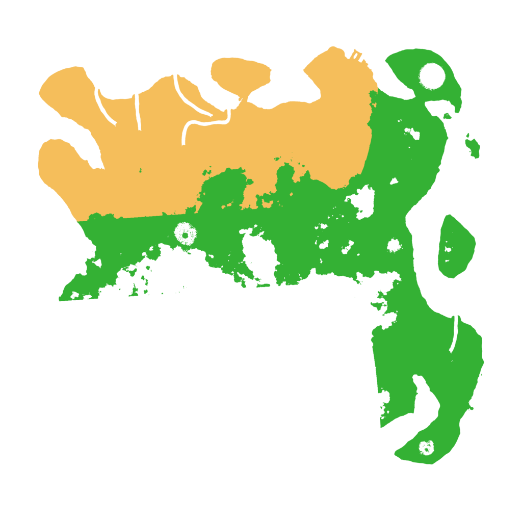 Biome Rust Map: Procedural Map, Size: 3550, Seed: 137128