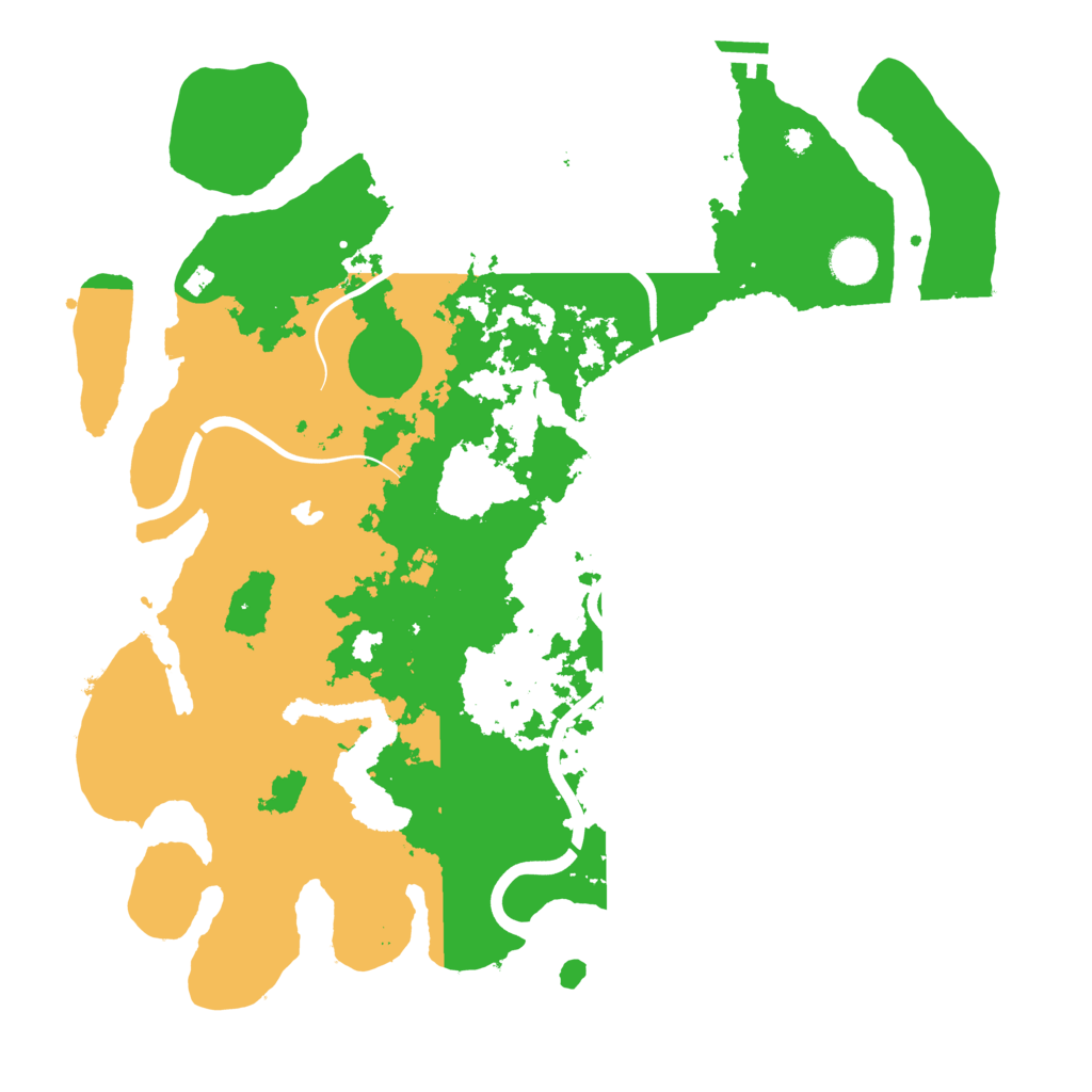 Biome Rust Map: Procedural Map, Size: 4000, Seed: 873207