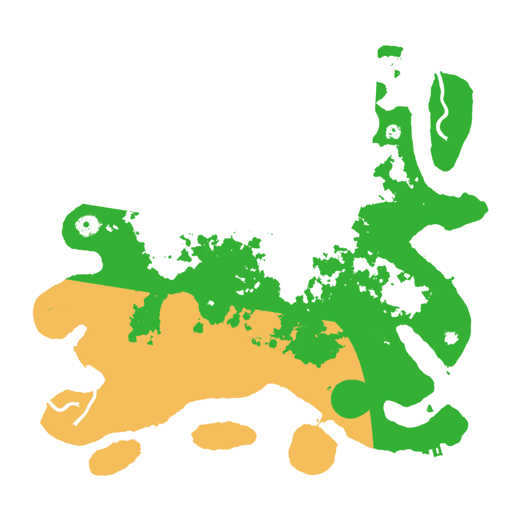 Biome Rust Map: Procedural Map, Size: 3500, Seed: 287524819