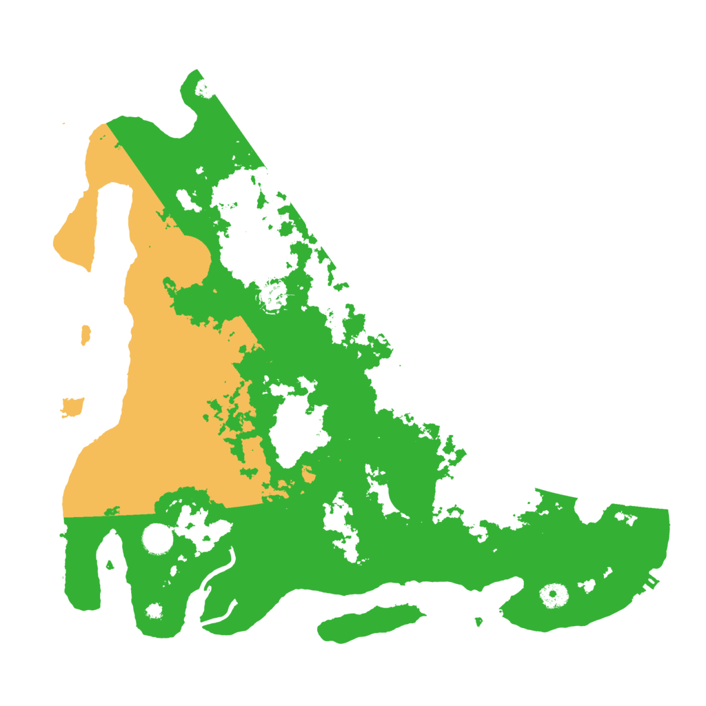 Biome Rust Map: Procedural Map, Size: 4000, Seed: 105604