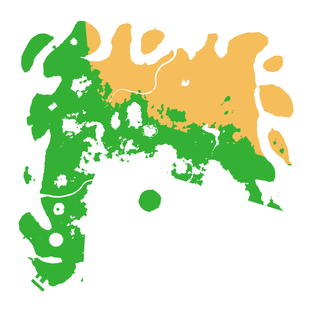 Biome Rust Map: Procedural Map, Size: 4000, Seed: 9899