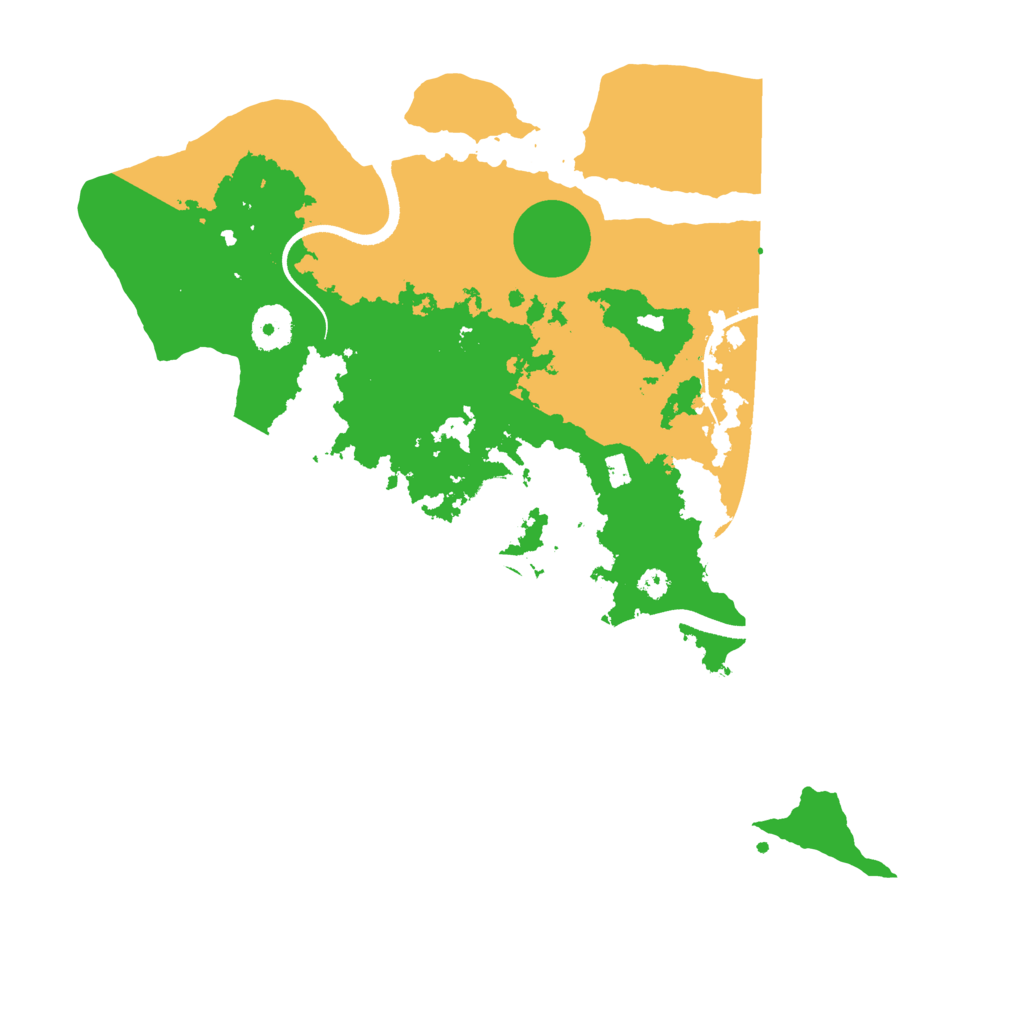Biome Rust Map: Procedural Map, Size: 3500, Seed: 812009749