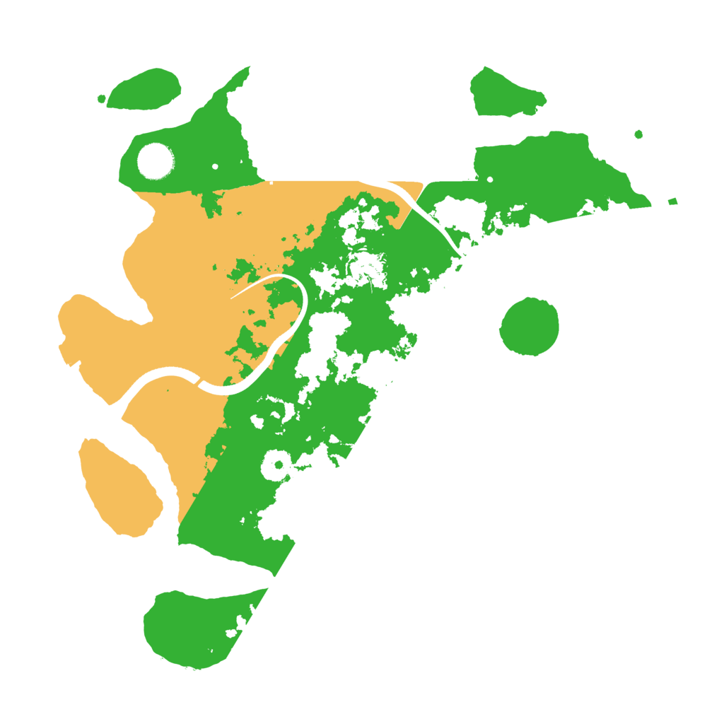Biome Rust Map: Procedural Map, Size: 3500, Seed: 651910